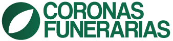 Logo en verde coronas funerarias online